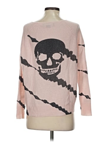 Skull Cashmere Cashmere Pullover Sweater (view 2)