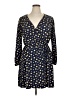 Nine Britton Floral Blue Casual Dress Size 2X - photo 1