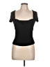 MNG Black Short Sleeve Top Size L - photo 1