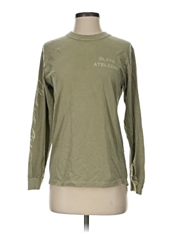 Olive Long Sleeve T-Shirt (view 1)