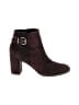 AQUATALIA Burgundy Brown Ankle Boots Size 9 1/2 - photo 1
