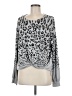 Karen Kane Animal Print Gray Pullover Sweater Size M - photo 1