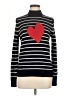 Talbots Hearts Black Turtleneck Sweater Size M - photo 1