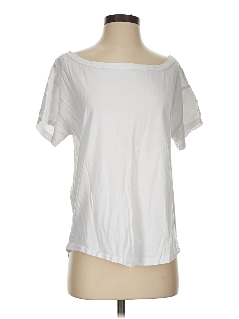 Pre-owned Fabletics Short Sleeve T-shirt In White