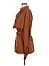 Shein 100% Polyester Brown Trenchcoat Size 6 - photo 5