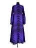 Odeeh Chevron-herringbone Purple Casual Dress Size 32 - photo 2