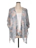 Torrid 100% Polyester Gray Kimono Size 1X Plus (1) - photo 1