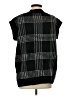 Shein Houndstooth Black Sweater Vest Size 4 - photo 2