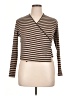 Rhythm. Brown Long Sleeve Top Size XL - photo 1
