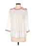 Gretchen Scott Designs White 3/4 Sleeve Blouse Size S - photo 1