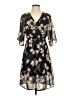 Sienna Sky 100% Polyester Floral Black Cocktail Dress Size S - photo 1