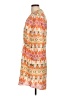 Etcetera 100% Cotton Print Orange Casual Dress Size 10 - photo 5
