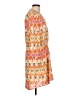 Etcetera 100% Cotton Print Orange Casual Dress Size 10 - photo 4