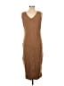 Express Brown Casual Dress Size L - photo 2