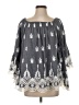 RUBY YAYA 100% Cotton Gray 3/4 Sleeve Blouse Size S - photo 1