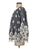 RUBY YAYA 100% Cotton Gray 3/4 Sleeve Blouse Size S - photo 5