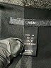 H&M 100% Polyester Black 3/4 Sleeve Blouse Size 8 - photo 7