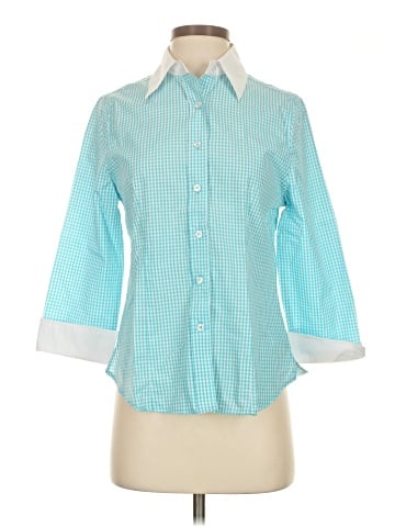 Tabi 3/4 Sleeve Button-Down Shirt (view 1)