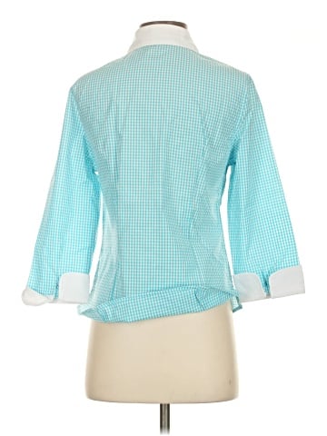 Tabi 3/4 Sleeve Button-Down Shirt (view 2)