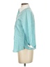 Tabi Houndstooth Teal 3/4 Sleeve Button-Down Shirt Size XS - photo 5
