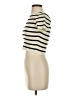 Unbranded 100% Polyester Ivory Short Sleeve Turtleneck Size S - photo 5