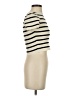 Unbranded 100% Polyester Ivory Short Sleeve Turtleneck Size S - photo 4