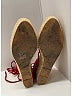 Hermès Red Leather Espadrille Platform Wedges Size 6 1/2 (estimated) - photo 8
