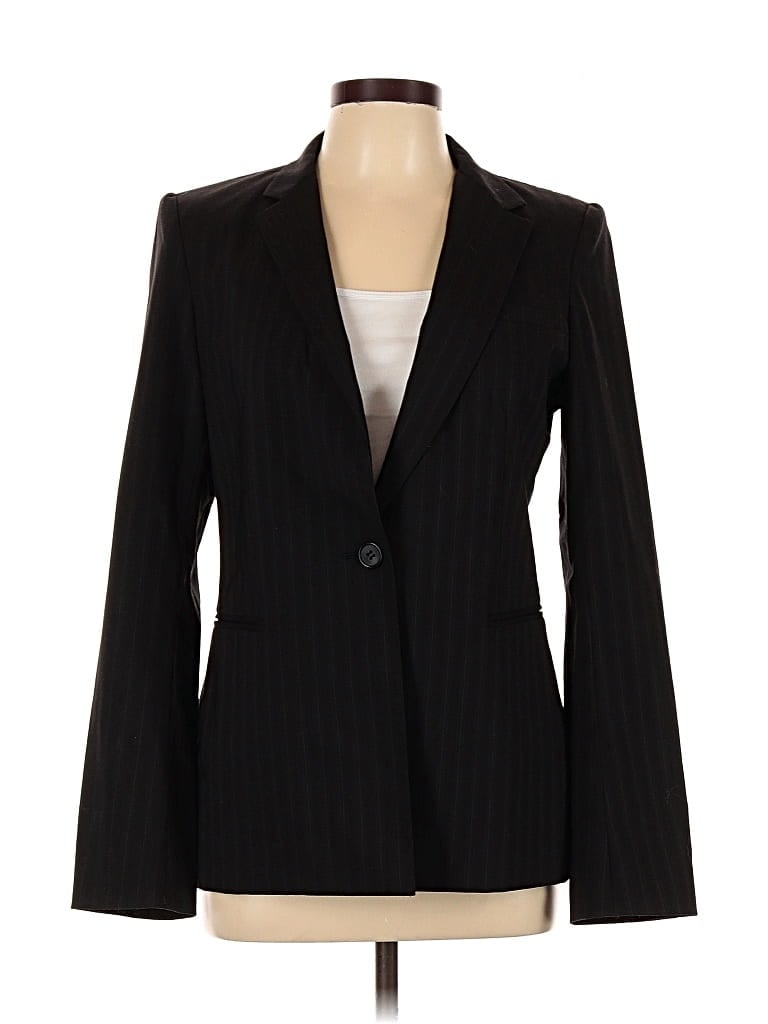 Pre-owned Dkny Blazer Jacket In Black