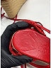 Hermès Red Leather Espadrille Platform Wedges Size 6 1/2 (estimated) - photo 4