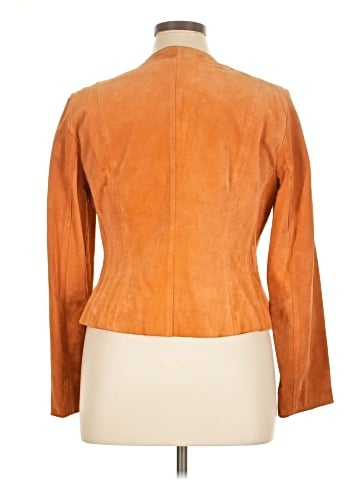 AK Anne Klein Leather Jacket (view 2)