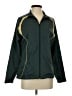 Assorted Brands 100% Nylon Color Block Green Track Jacket Size S - photo 1