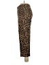 J.Crew Collection Animal Print Brown Casual Pants Size 2 - photo 5