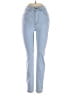 Shein Solid Blue Jeans Size 0 - photo 1