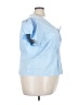 Torrid Blue Short Sleeve Blouse Size 4X Plus (4) - photo 4
