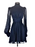 Aqua 100% Polyester Blue Cocktail Dress Size XS - photo 1