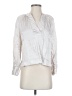 Rails Metallic Silver 3/4 Sleeve Blouse Size S - photo 1