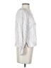 Rails Metallic Silver 3/4 Sleeve Blouse Size S - photo 4