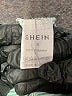 Shein 100% Polyester Stripes Green Shorts Size S - photo 3