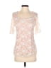 DressBarn Ivory Short Sleeve Top Size S - photo 1