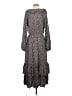 Universal Thread 100% Rayon Paisley Gray Casual Dress Size S - photo 2