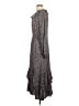 Universal Thread 100% Rayon Paisley Gray Casual Dress Size S - photo 5