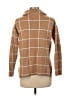Ecowish Plaid Brown Turtleneck Sweater Size L - photo 2