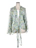 Paris To Jena 100% Polyester Green Kimono Size 2X - photo 1