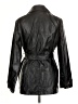 Shein 100% Polyurethane Black Trenchcoat Size 6 - photo 2