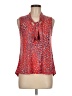 West Kei Red Sleeveless Blouse Size M - photo 1