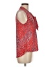 West Kei Red Sleeveless Blouse Size M - photo 4