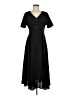 ChicMe 100% Polyester Solid Black Casual Dress Size M - photo 1