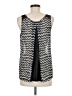 Candie's 100% Polyester Silver Sleeveless Blouse Size M - photo 2