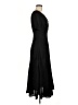 ChicMe 100% Polyester Solid Black Casual Dress Size M - photo 4