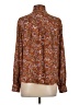 Ann Taylor LOFT 100% Polyester Brown Long Sleeve Blouse Size XS - photo 2